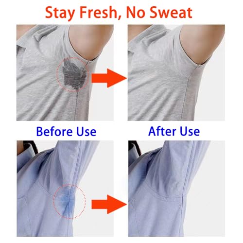 Underarm Sweat Pads for Women, Armpit Sweat Pads for Under Arms, Sweating Absorbing Pad Guards Men, Sweat Shields for Underarms, Arm Pit Protectors Pads, Disposable Ultra-Thin & Breathable (100 Pack)
