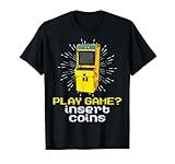 Arcade Gaming Retro Controller Game Over Play Konsolenspiele T-Shirt
