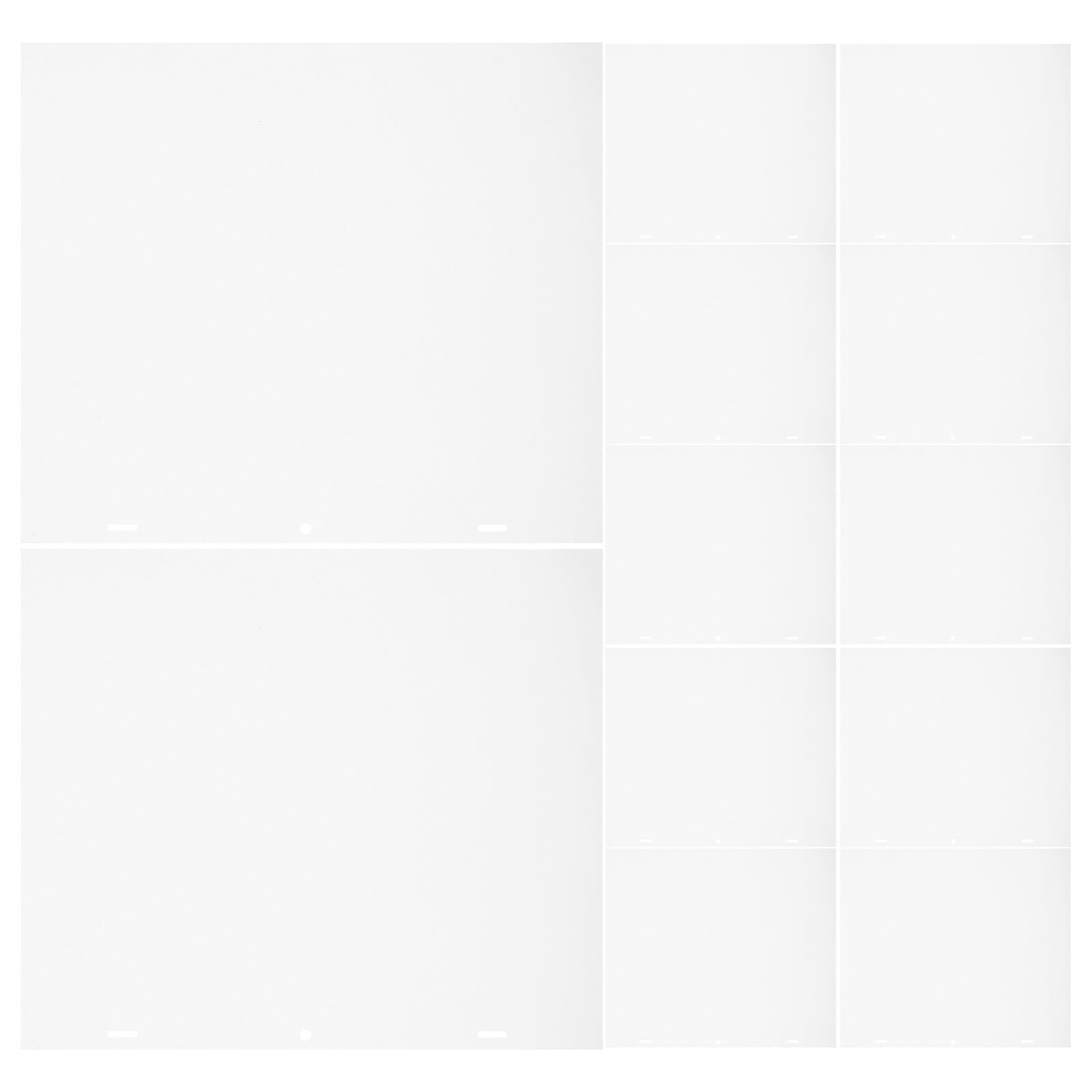Carta da Lucido per Disegno Animazione 200 Pezzi 32x27 Cm | Bianco, Fogli con Fori per Posizionamento, per Digital Art e Manga Comic Drawing