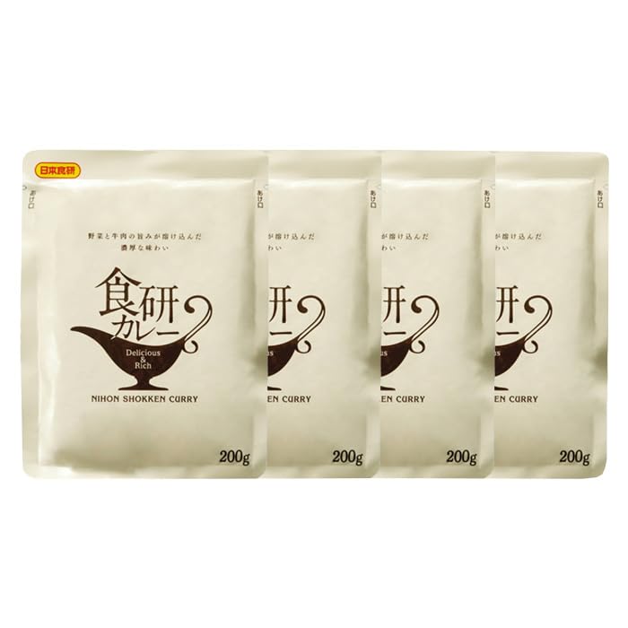 日本食研 レトルトカレー 中辛 ビーフカレー 食研カレー 200g