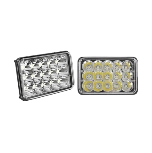 Phare LED H4 4x6 universel moto XR250 XR650L et optique voiture rectangulaire
