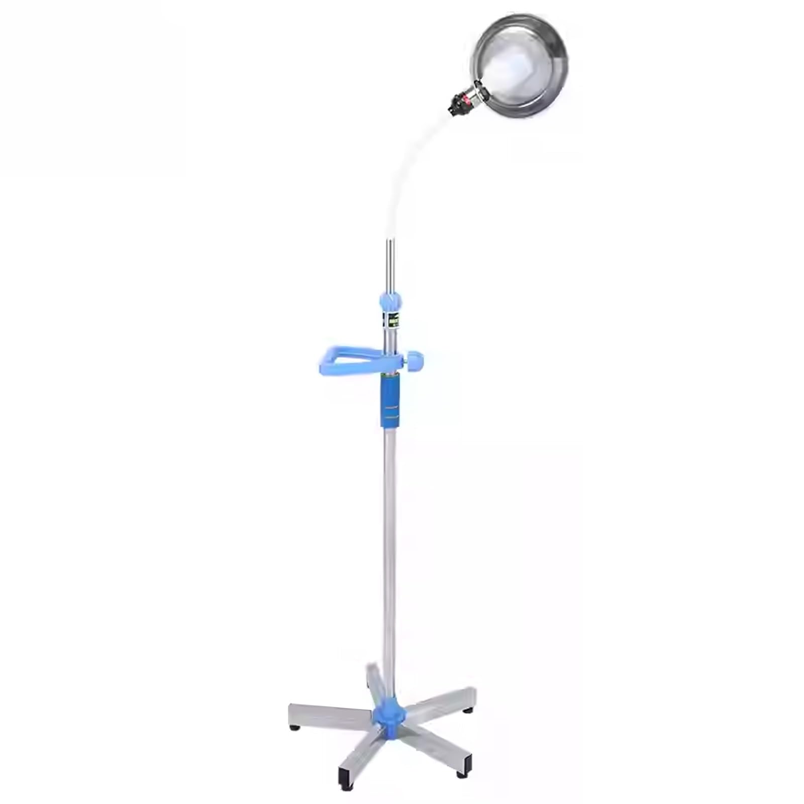Lámpara de Exploración Médica LED de 20 W, Luz Dental Médica, con Rotación de 360, Lámpara Sin Sombra, Base de Acero Inoxidable, Altura Ajustable