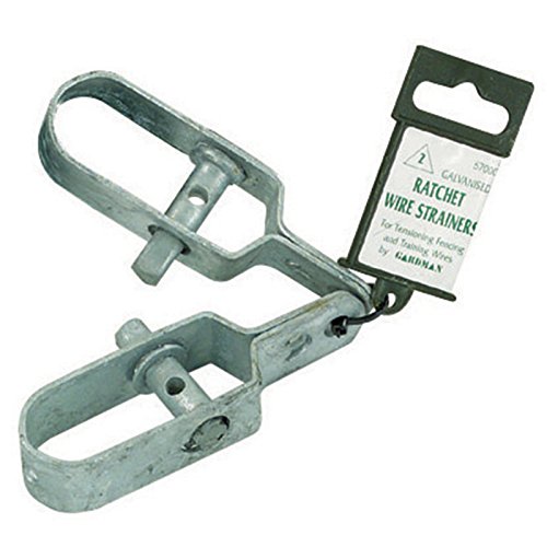 Gardman 6400 Galvanized Steel Ratchet Wire Strainers (Pack of 2)