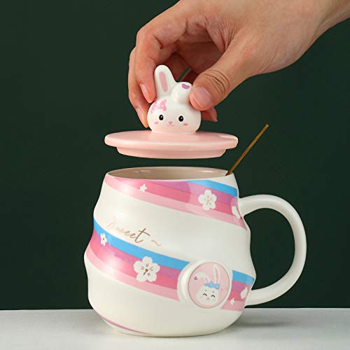 Taza de conejo kawaii con 50% de descuento, ahora $8.99