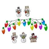 BESPORTBLE Weihnachts Auto Magnete aus Pet-Material Reflektierende Dekorative Kühlschrankmagnete DIY-Magnete für Partyartikel Auto und Küchendekoration