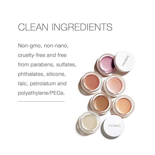 RMS Beauty Buriti Bronzer - Cream Bronzer, Face & Body Shimmer Bronzer & Highlighter, Face Glow Highlighter Makeup, Face Highlighter & Makeup Bronzer