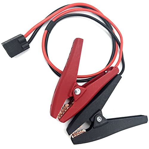 Image of Jump Starter Cable Booster Clamp Cable Replacement Alligator Clamp Booster Battery Clips TRX Connector with 14 AWG Wire