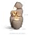 Puulye 29.53” H 3-Tiers Cascading Jars Outdoor Water Fountain Made with Eco-Friendly Recyclable Materials, Polyethylene Waterfall Fountain, Outdoor Decor with LED Lights for Patio, Backyard