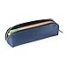 Produktbild VON HEESEN Echtleder Federmäppchen Leder Federmappe Etui für Stifte Mäppchen Schule Federtasche Uni Schlampermäppchen (Blau)