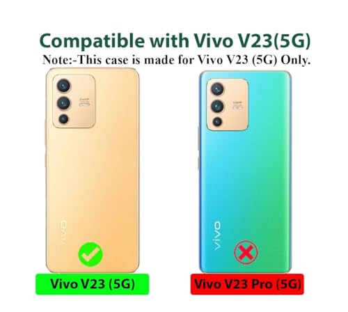 Image of Soft Rubber Back Cover Compatible Model for Vivo V2130 / Vivo V23 5G - Transparent