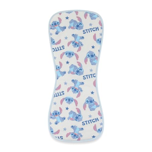 Image of Disney Baby Stitch Burp Cloths 3 Pack 20 inch x 10 inch Burping Rags for Infants