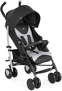 Chicco Echo Stroller, Stone | Birth to 22kg, Foldable, Lightweight, Lay-flat