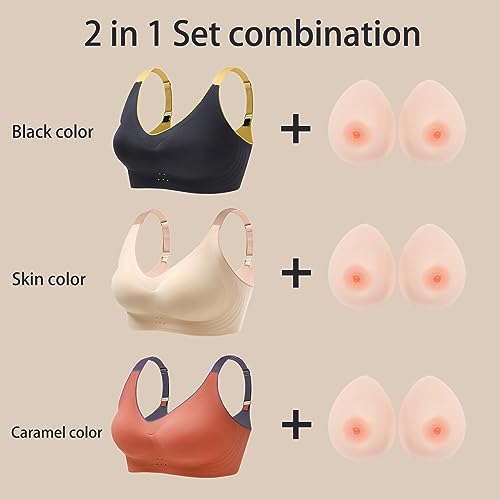 2 In 1 Silicone Breast Forms Pocket Bra Fake Boobs Fake breasts Silicone Breastplate2