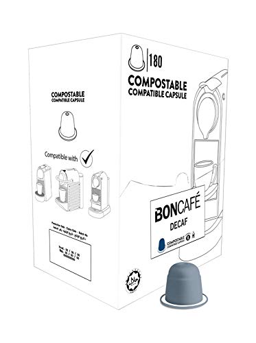 BONCAFE Compostable Coffee Capsules (180 Pieces)
