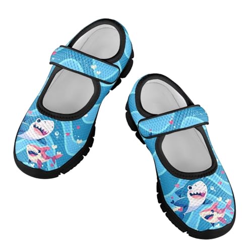 Children's Cartoon Single Buckle Sneaker,Girls Comfort Breathable Mesh Casual Shoes,Low-top Flat Shoes,Black Sole - Main Image