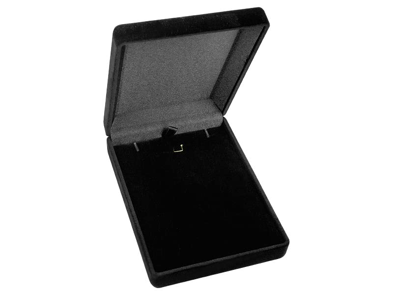 1 Estojo Linha Veludo Para Medalhas Esporte Premio Boton (Preto)