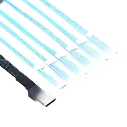 for 1PC High- ity PCIE SFF 8611 4I to 6 SATA 7p Adapter for 1PC Efficient Server PerFOR 1PCmance