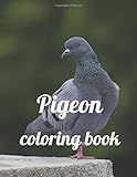 pigeonnier  Pigeon coloring book: A Coloring Book of 35 Unique Stress Relief pigeon Coloring Book Designs Paperback
