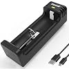 Dlypow USB Smart Battery Charger for Li-ion 18650 26650 21700 16340(RCR123A) 26500 18490 17500 14500 22650 Rechargeable…