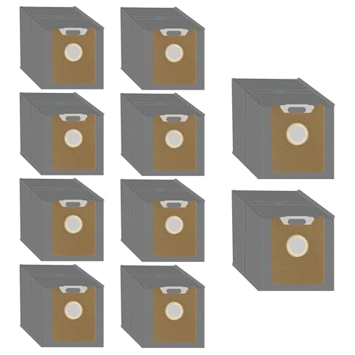 Image of 10 Pack Dust Bags Accessories Replacement Compatible with Eufy G40+ G40 Hybrid+ G35+ Auto-Empty Station Robot Vacuum Cleaner Replacement Parts, Grey