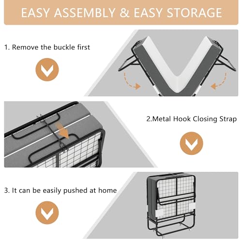 Mexin Folding Bed With Mattress thumb #4