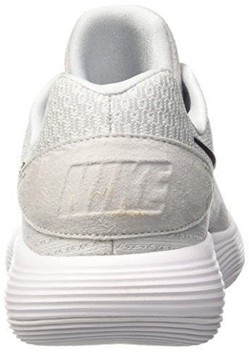 Nike Mens Hyperdunk 2017 Low White/Black/Pure Platinum/Wolf Grey 11 D - Medium