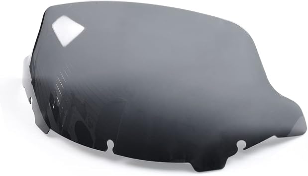 10.5 Smoke Wave Windshield Windscreen Wind Splitter Compatible for 2014-2024 Harley Davidson Touring Street Glide Electra Glide 2014 2015 2016 2017 2018 2019 2020 2021 2022 2023