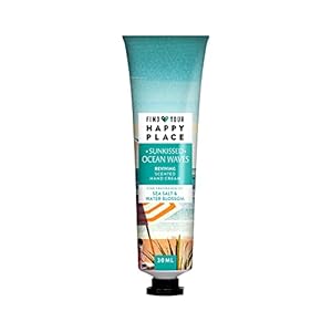 Find Your Happy Place – Sunkissed Ocean Waves Scented Hand Cream Sea Salt & Water Blossom | Non Greasy I Shea Butter & Vitamin E I For Women 30g