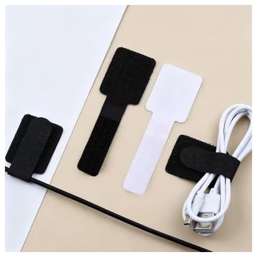 10 pcs Adjustable Cable Organizer Hook and Loop Mesh Strap Cord Management Fixing Routing Holder for Desk Computer Network Wire Data Cable Storage(Black)