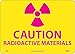 NMC National Marker Corp. R25RB Graphic, Caution Radioactive Materials Sign, 10 Inch X 14 Inch, 0.050 Rigid Plastic
