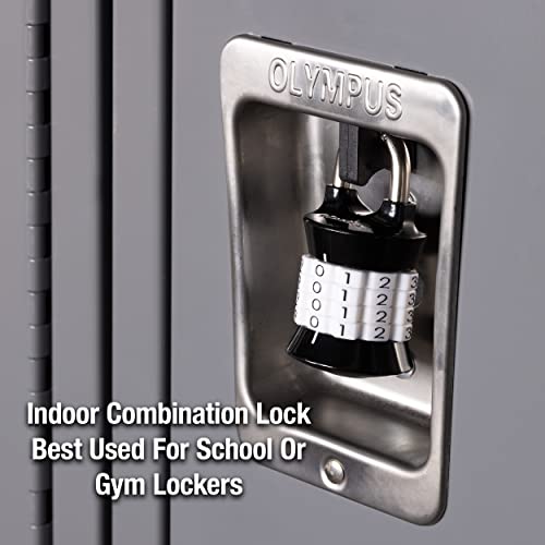 Master Lock 1535D Vertical Resettable Number Combination Lock, Assorted Colors, 1-Pack by Master Lock