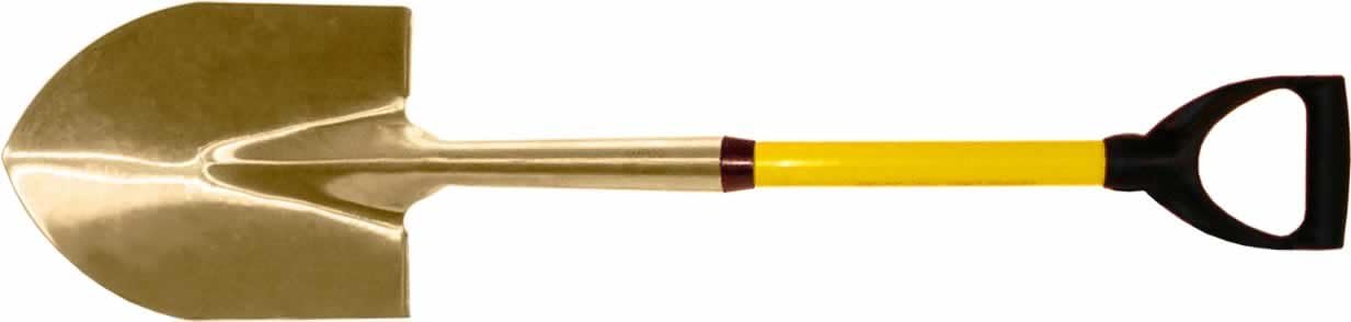 Round Shovel, 22 in Handle, 9x11 1/4 Blade