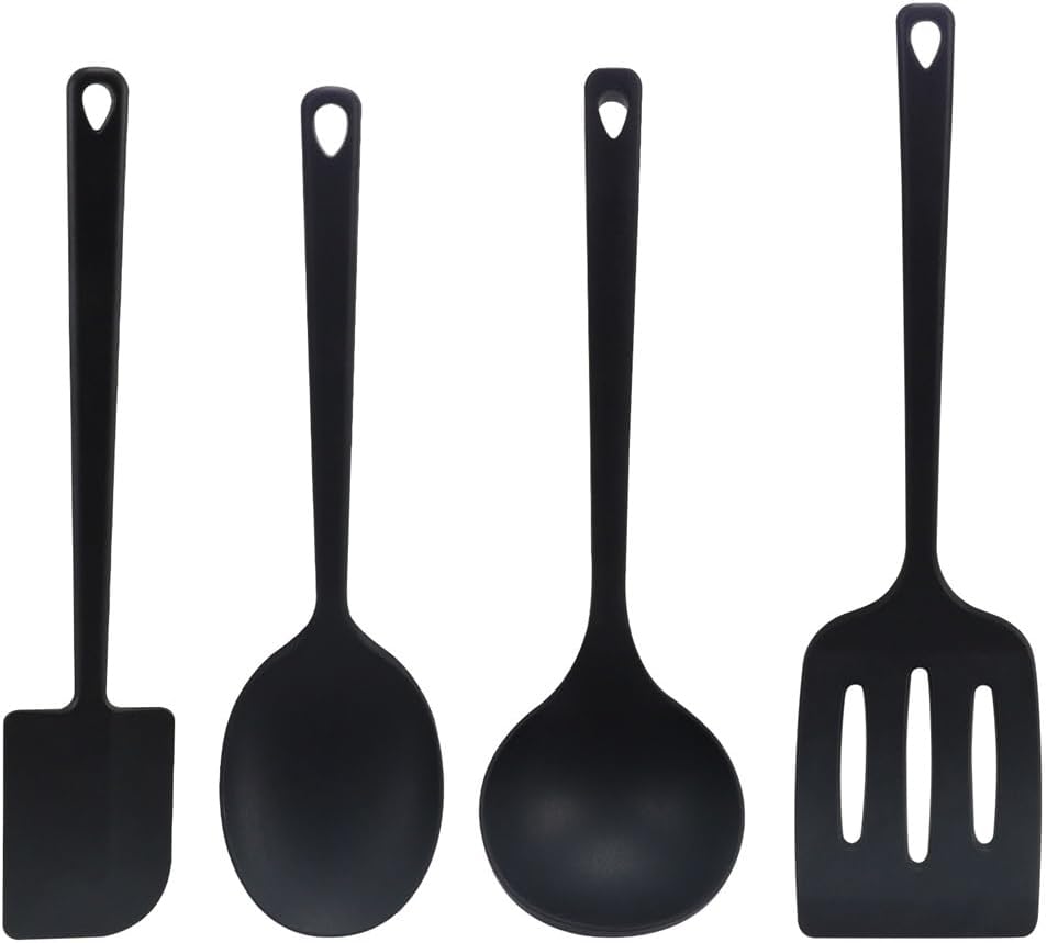 DUYHBAWRS-779 Non-stick Silicone Spatula Household Frying Spatula Kitchenware Set Soup Spoon Frying Spoon