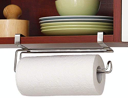 Stainless Steel Kitchen Paper Hanger Sink Roll Towel Holder Hanger Organizer Rack Pano Paper Towel Holder Under Cabinet #TOP1