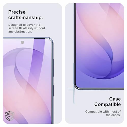 Image of Military-Grade Gorilla Tempered Glass For Samsung Galaxy S26 (6.3 Inch) With Installation Kit | Edge to Edge Coverage | Black