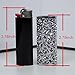 HUMWE Vintage Metal Lighter Case Sleeve Cover Holder with Hollow Pattern Design for BIC Full Size Lighter Type J6 (Silver)