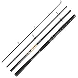 Superleichte und moderne Meeresrute mit einer sehr schnellen Aktion und sensibler Spitze für das Fischen mit Gummifisch und kleineren Pilkern.