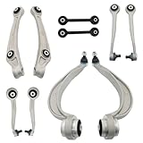 10Pcs Front Control Arm Balljoint Suspension Kit Replacement for A4 A5 S4 S5 Q5 2012 2013 2014 2015
