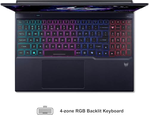 Image of Acer Predator Helios Neo 16 AI Gaming Laptop, 16 inch 240Hz IPS 2.5K Display, RTX 5070 Ti 12GB GDDR7, Intel Ultra 9 275HX 24-Core CPU, 64GB DDR5 RAM, 4TB SSD, Backlit KB, Thunderbolt 4, Win 11