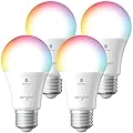 Sengled Alexa Light Bulbs, 100W Equivalent, S1 Auto Pairing with Alexa Devices, Smart Light Bulb that Work with Alexa, Bluetooth Mesh Smart Home Lighting, ?Multicolor Dimmable, No Hub Required,4-Pack