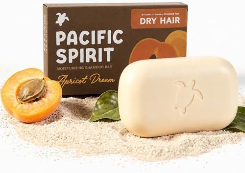 Moisturizing Shampoo Bar for Dry Hair, 100+ Washes, Argan Oil & Apricot