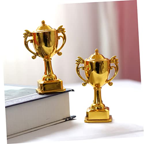NOLITOY 40 Peças Troféu Em Miniatura Mini Troféus De Futebol Troféu Decoração De Bolo Coisas Neutras