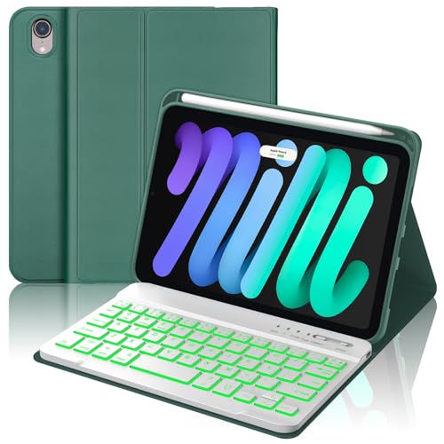 WINCHKING obNCgL[{[hP[X iPad mini (A17 Pro) 7/Mini 6 8.3C`p 7FobNCg O\ȃC[L[{[htHIP[X yVz_[t iPad mini 7/6p _