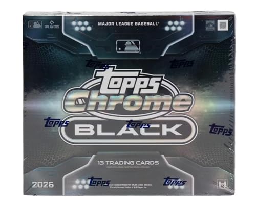2026 Topps Chrome Black Baseball Sealed Hobby Box (1 Encased Autograph Per Box)
