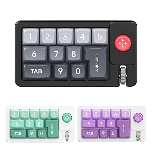 Clavier ergonomique une main pavé numérique mécanique programmable touches interchangeables hot swap
