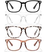 Cyxus 4 Pack Blue Light Glasses for Woman Man Reduce Eye Strain UV Blocking for Computer Screen (...