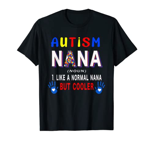 Autismo Nana Definición Enfriador Orgulloso Autismo Familia Camiseta