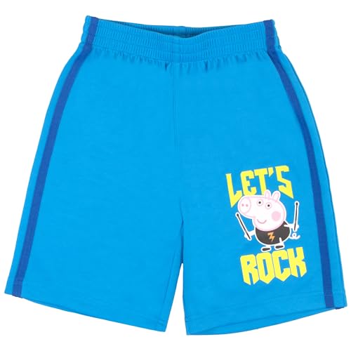 Short et t-shirt Peppa Pig garçon 3 pièces bleu ensemble enfant taille 7
