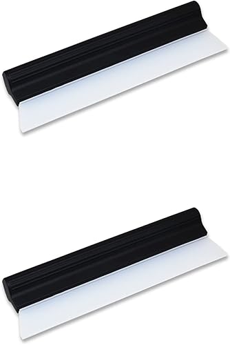 Paquete de 2 limpiaparabrisas, limpiaparabrisas, limpiaparabrisas, profesional, de silicona, para secador de automóvil, ducha con escobilla súper