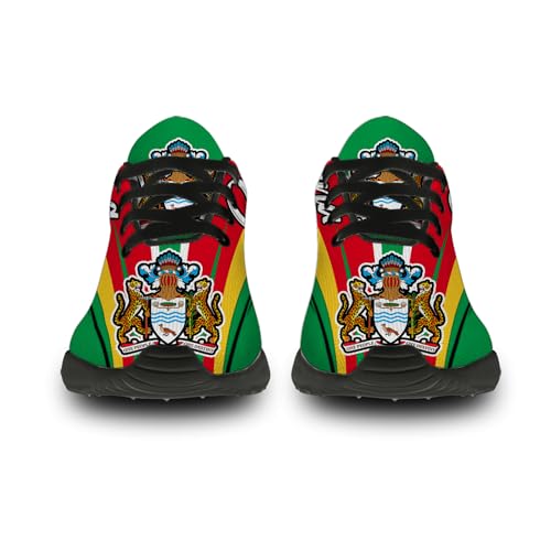Generic Guyana Flag Print Shoes Lightweight Comfort Running Tennis Walking Sneakers Birthday Gift for Men Women3